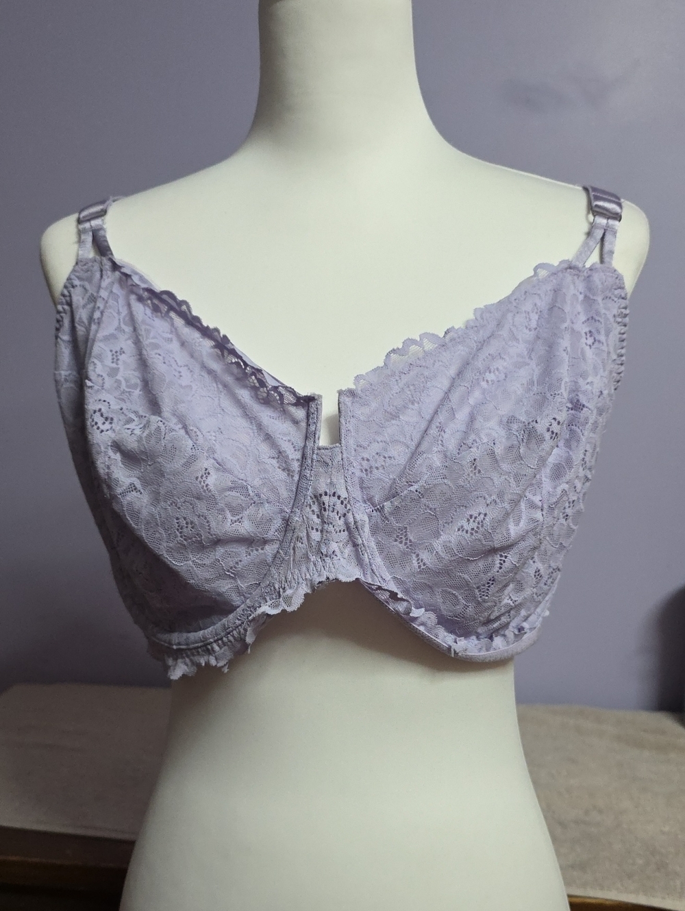 Auden Lavender Lace Underwire Bra